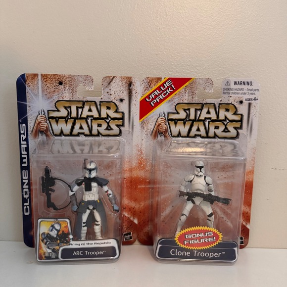 Hasbro Other - Star Wars Clone Wars ARC Trooper & Clone Trooper Value Pack Hasbro New